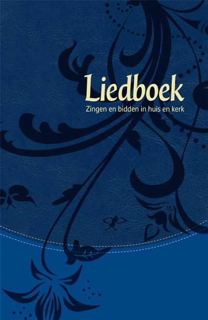 (Liedboek) Luxe gemeentebundel blauw kunstleer
